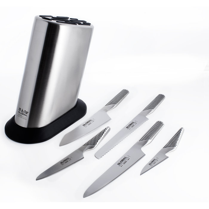 morphy richards accents 46290 5 piece knife block